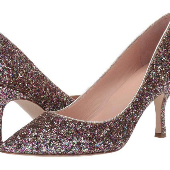 kate spade Shoes - Kate Spade 8 Glitter Pointed Heel - Free Shipping!
